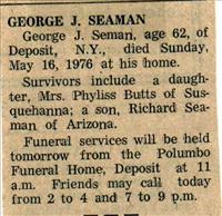 Seaman, George J